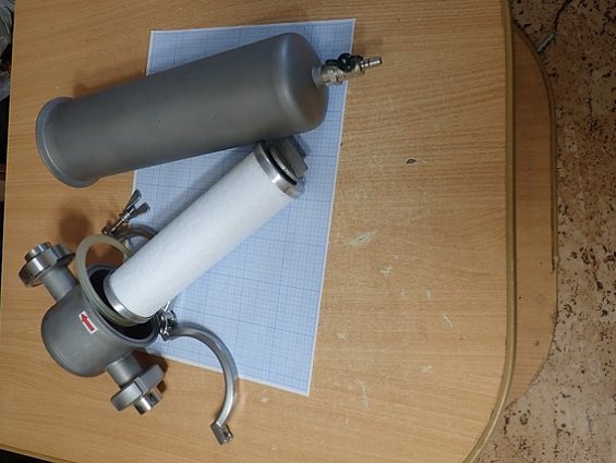 Фильтр сжатого воздуха основной ФСВ-О-280 с фильтрующим элементом ЭО-250