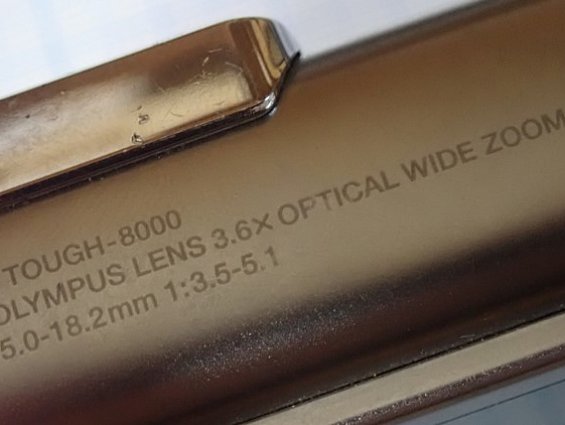 Цифровая камера OLYMPUS µTOUGH-8000 shock+waterproof 12 megapixel  LENS 3.6хOPTICAL WIDE