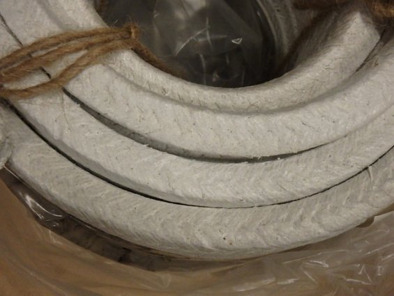 Набивка сальниковая АФТ 16х16мм ГОСТ 5152-84 УРАЛ АТИ асбестовая плетеная пропитанная суспензией