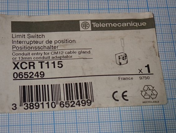 Концевой выключатель Telemecanique XCRT115EX 802795 065249 XCR-T215EX БЕЗ КРЕПЕЖА