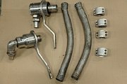Комплект два вращающееся соединения CH32MWW 1"1/4 пресса BABBINI PB17-22-32FS-FSP с фиксаторами