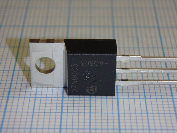 Транзистор 07N60C3 HA0303
