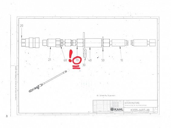 Переходной патрубок KAHL K6410-0094 0070 KONUS-REDUZIERANSCHLUSS