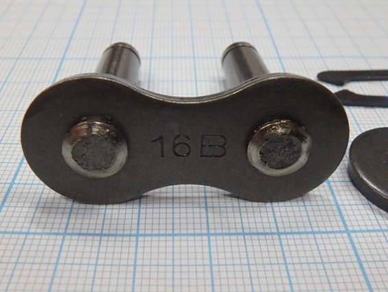 Звено однорядной цепи CAN-AM 16B-1CCL соединительное connecting links BS DIN8187