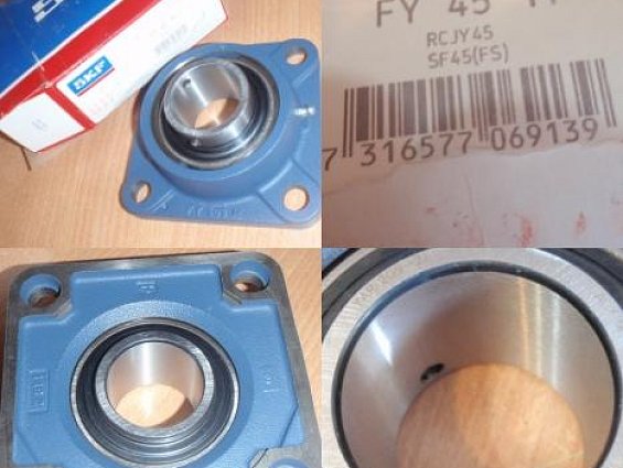 Подшипник FY45TF SKF фланцевый подшипниковый узел типа Y квадратный литой корпус