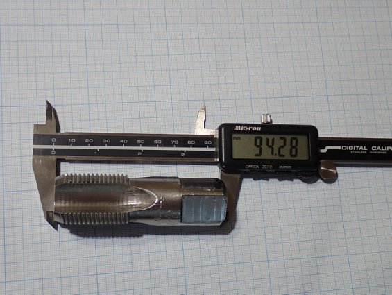 Метчик трубный G1" ОДИН ДЮЙМ БЫВШИЙ В УПОТРЕБЛЕНИИ