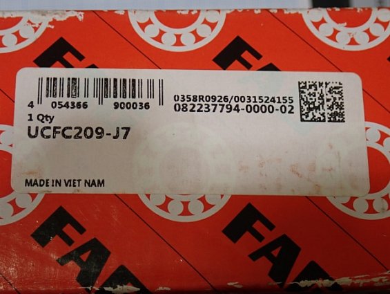 Подшипник FAG UCFC209-J7 MADE IN VIETNAM
