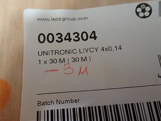 Кабель LAPP KABEL UNITRONIC LiYCY 4х0.14