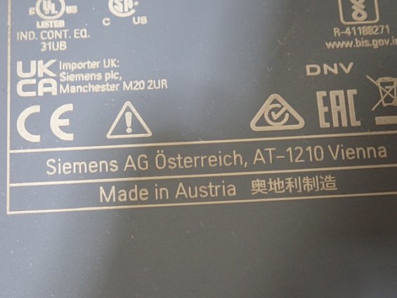 Блок питания SIEMENS 6EP1333-2BA20 DC24V/5A Made in Austria без оригинальной упаковки