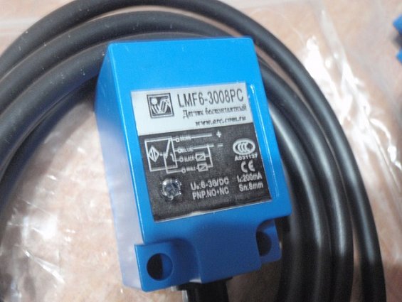 Датчик бесконтактный Lmf6-3008pc 6-36vdc 200ma pnp no+nc 8mm