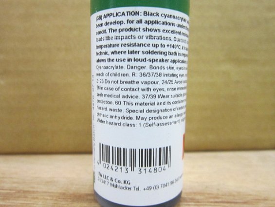 Черный клей ITW Varybond VC4-14-80 50гр