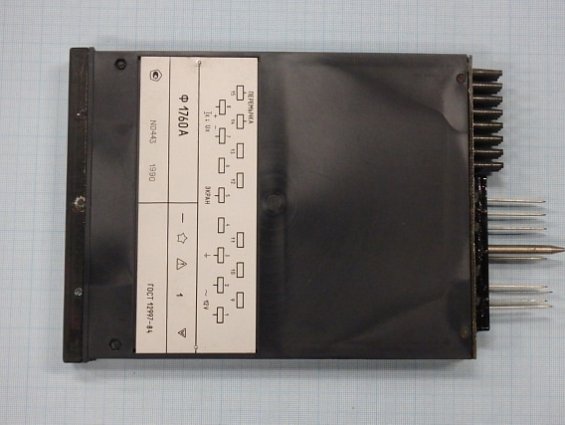 Прибор оптоэлектронный узкопрофильный Ф1760А 1-0-1mA вертикальный