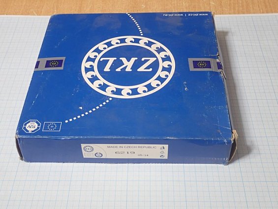 Подшипник ZKL 6219 MADE IN CZECH REPUBLIC вес-2.54кг габаритный размер 200х200х50мм цена товара 343е