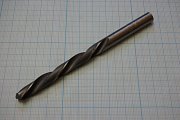 Сверло Ф8.1 8.1х70х110 Р18 левое спиральное с цилиндрическим хвостовиком общая длина 110мм длина раб