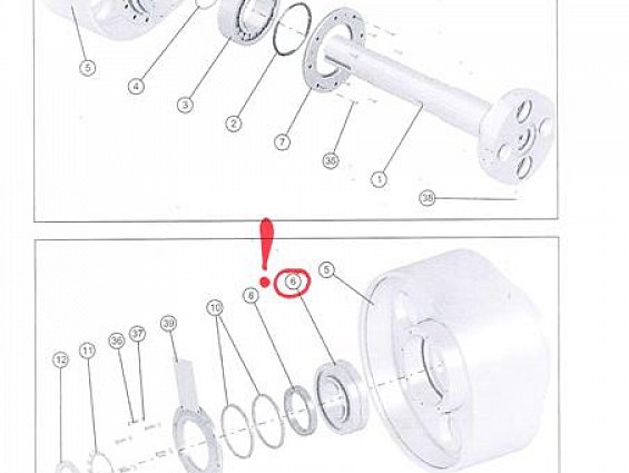 Подшипник Promill EVOLUTION 50000940 22244 второй подшипник основного вала гранулятора