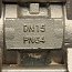 Кран шаровый DN15 PN64 AISI316 фланцевый из нержавеющей стали с переходником