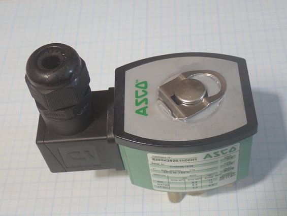 Электромагнитный соленоидный клапан ASCO E262K262S1N00H1 G1/4" 24VDC