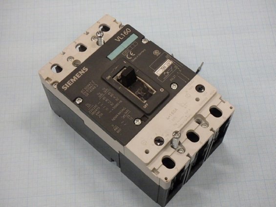 Выключатель автоматический Siemens VL160 160А трехполюсный 3VL2716-1AA33-0AA0