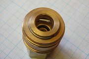 Пневморозетка RINO NW5.5 MAFA 16021124 соединительная БРС Brass Air-Quick Coupler FemaleThread 1/4"