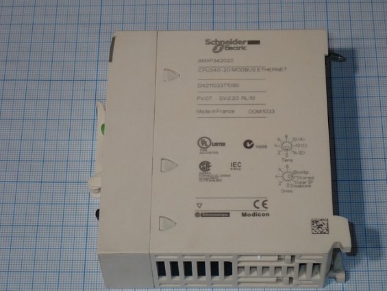 Центральный процессор Schneider Electric BMXP342020 Made in France БЕЗ ОРИГИНАЛЬНОЙ УПАКОВКИ