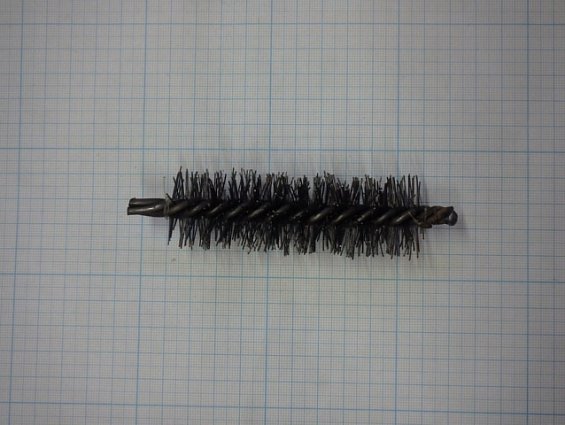 Щетка-ерш стальной Д28х100х135х3.0х0.5мм D28х100х135х3.0х0.5mm диаметр-Ф28мм длина ворса-100мм
