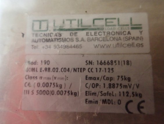 Тензодатчик UTILCELL Mod-190 Emax-75kg
