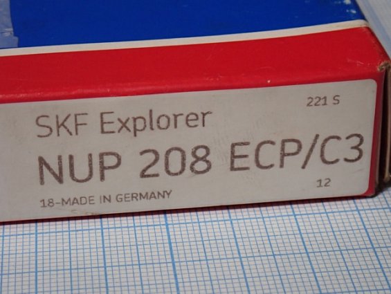 Подшипник SKF Explorer NUP 208 ECP/С3 18-MADE IN GERMANY