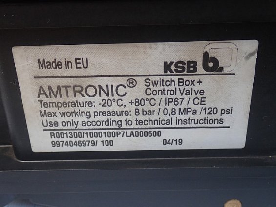Блок управления KSB AMTRONIC R1300 БЫВШИЙ В УПОТРЕБЛЕНИИ