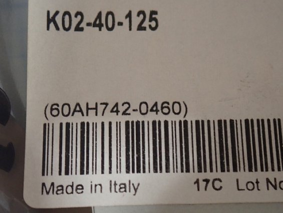 Ремкомплект CAMOZZI K02-40-125 60ah742-0460 набор уплотнений с манжетами поршня серия-40 D=125мм
