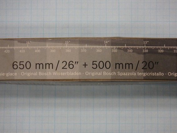 Щетки стеклоочистителя Bosch 33971182024UC 650/500 комплект дворников длина правой щетки 650mm-26"