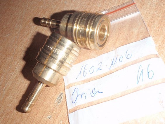 Пневморозетка RINO NW5.5 MAFA соединительная БРС 16021106 Brass Air-Quick Coupler К6