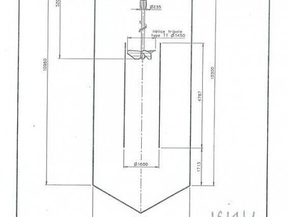 Электропривод мешалки mixel MM1450 16141L №43324V3 11kW 60min-1 220/380V 50Hz