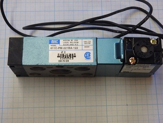 Клапан mac 811C-PM-221BA-122 + PME-221BAAA 24VOLTS 50HZ