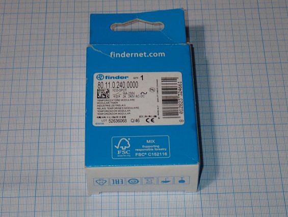Реле времени finder 80.11.0.240.0000 MADE IN IT