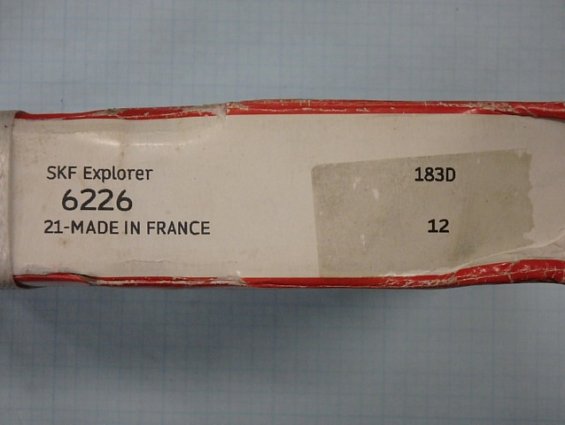 Подшипник SKF 6226 21-MADE IN FRANCE