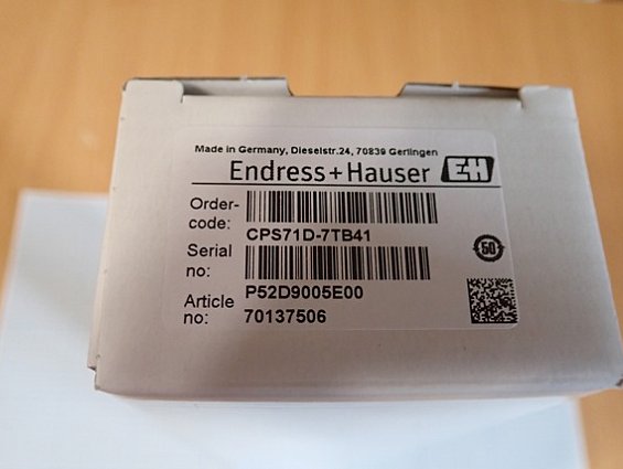 Электрод измерительный Ceragel cps71d-7tb41 ph0...14 0...+140С endress+hauser