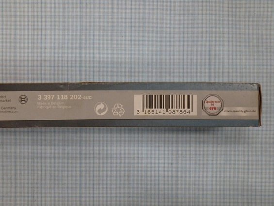 Щетки стеклоочистителя Bosch 33971182024UC 650/500 комплект дворников длина правой щетки 650mm-26"