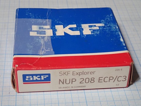 Подшипник SKF Explorer NUP 208 ECP/С3 18-MADE IN GERMANY