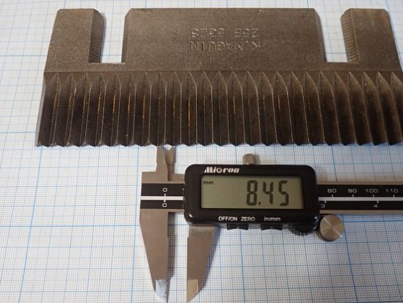 Нож барабанной свеклорезки Maguin DRUM BEET SLICER 2000-600-60 K.MAGUIN 25B 5328 200х89