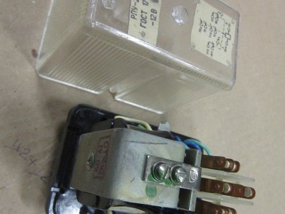 РПУ-2 51202 У3Б -12В IP40 2/2 2НО 2НЗ два нормально открытых разомкнутых контактов