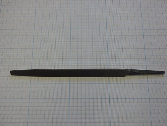 Напильник трехгранный без ручки длина 150мм насечка №4