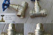 Вентиль клапан 15Б3р Ду15 1/2" Ру10 запорный муфтовый латунный STC Stop Valve for Cold Water