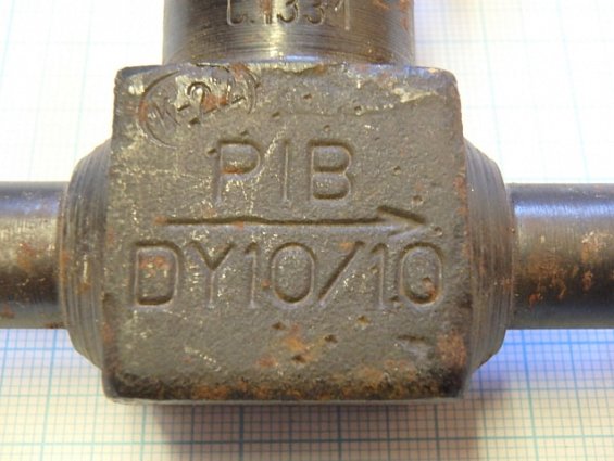 Вентиль игольчатый pib dy10/10 Pp160 tp100С 2a-a c.1331 1.187.1.01 Ду10 Ру160 стальной