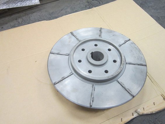 Колесо рабочее impeller насоса fapmo-150-450 из кислотостойкой нержавеющей стали вес-24.5кг