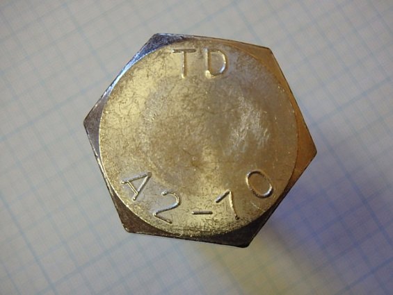 Болт М24х100 A2-70 SS304 AISI304 DIN933 ГОСТ7798-70 ГОСТ7805-70 из нержавеющей стали с шестигранной