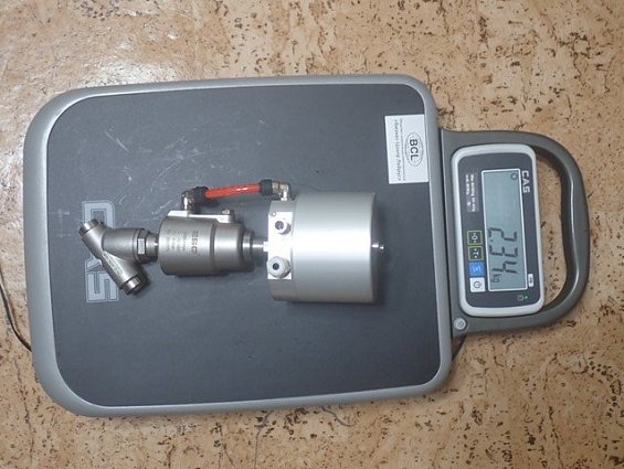 Клапан центрифуги BMA CAMOZZI седельный DN20 PN16 под приварку с пневматическим приводом-позиционеро
