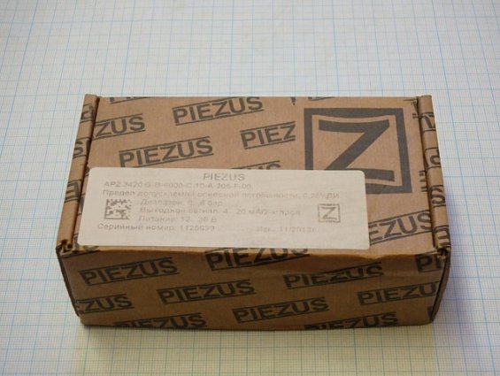 Преобразователь избыточного давления piezus apz-3420-G-b-6000-C-10-A-205-F-00 6bar 0.25%