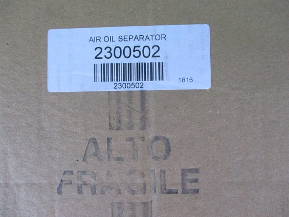 Cепаратор воздух/масло tg filter 2300502 air oil separator для очистки сжатого воздуха от масла испо