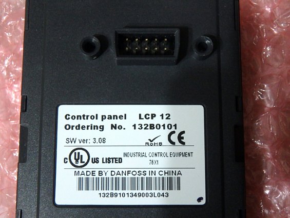 Панель местного управления danfoss LCP12 132b0101 с потенциометром