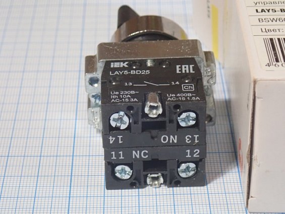 Переключатель iek LAY5-BD25 BSW60-BD-2-K02